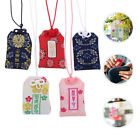 Japanese Temple Charms Love Omamori Wealth Protection Necklace Set of 5