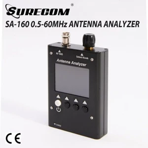 SURECOM ANTENNA ANALYZER SA-160 0.5-60MHz Colour Graphic with Full Band control - Picture 1 of 7