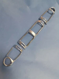 3PCS LHD CHROME A/C AIR VENT FRAMES SET FOR 2004-2007 MERCEDES BENZ W203 C-CLASS - Picture 1 of 7