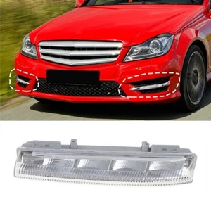 For Mercedes Benz W204 W212 2009-2014 Front Bumper LED Daytime Running Light DRL - Picture 1 of 9