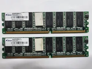 elixir 512MB 2X256MB PC-3200 DDR-400 Ram Memory DIMM Kit - Picture 1 of 2