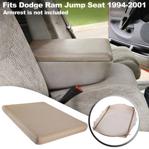 Fits 1994-2001 Dodge RAM 1500 2500 3500 Console Lid Armrest Cover Beige 19x15 - Picture 1 of 7