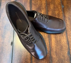 Rockport Men’s Leather Oxford Lace Up Margin 11M NIB Chocolate APM2031C - Picture 1 of 21