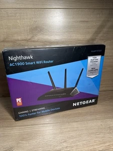 Netgear Nighthawk Gaming AC1900 Inteligentny dwuzakresowy router gigabitowy WiFi R7000 zapieczętowany - Zdjęcie 1 z 3