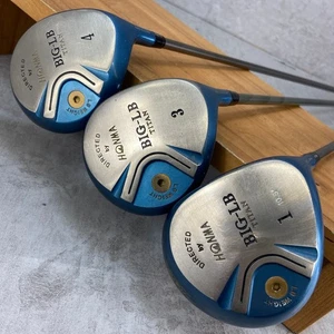 HONMA GOLF BIG-LB DRIVER Fairway Wood 3pcs Set Flex-R1/S1/S2 4STAR No H/C F/S - Picture 1 of 10