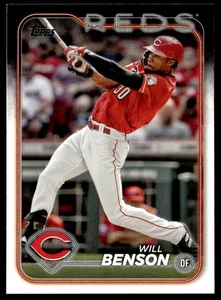 2024 Topps Will Benson Cincinnati Reds #386 - Picture 1 of 2