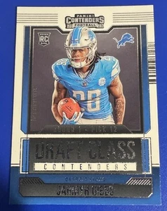 2023 Panini Contenders #9 Jahmyr Gibbs Rookie Draft Class Contenders Lions - Foto 1 di 2