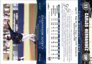 Carlos Hernandez 2014 Grandstand Tulsa Drillers RC Card FREE SHIP *AutographDen* - Picture 1 of 1