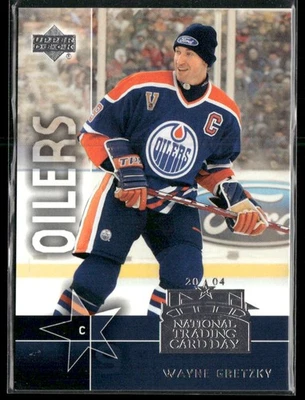 2004 National Trading Card Day Wayne Gretzky #UD-15 Edmonton Oilers - Image 1 of 2