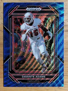 2023 Panini Prizm Draft Picks Prizms Blue Wave #24 Davante Adams/249 - Picture 1 of 2