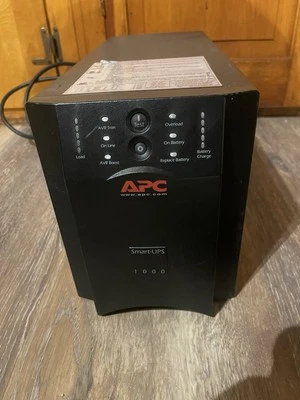 APC Smart-UPS 1000VA 670W 120V Rack/Tower UPS - Model SUA1000 – Tested & Working - Image 1 of 4