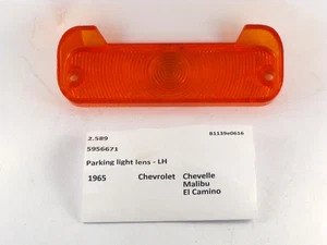 1965 Chevrolet Chevelle Malibu El Camino NOS LH park lens 5956671 - Picture 1 of 2