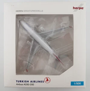 Herpa Turkish Airlines Airbus A330-200 Modelo - 1:500 - 517676 - Molde - Imagen 1 de 19