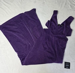 Lulu’s Women’s Medium Purple Shimmer Cut Out Maxi Party Dress Homecoming Prom - Picture 1 of 12