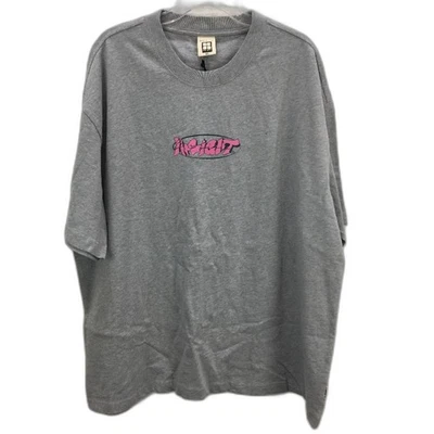 NEW Insight Marle Grey100% Cotton FRA Pink Logo Classic Tee Mens Size 2XL - image 1 of 4