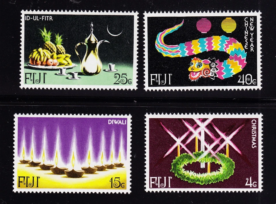 FIJI SCOTT# 393-396 FESTIVALES MNH Foto 1 de 1