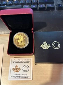 2018 Fine Silver Proof 1oz 1908 Sovereign Anniversary Coin 20 $ (15857) - Bild 1 von 6
