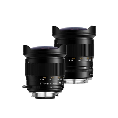 Lente de fotograma completo TTArtisan 11 mm f/2,8 para lente ojo de pez montura E/Z/EOS-R/L/EF Foto 1 de 4