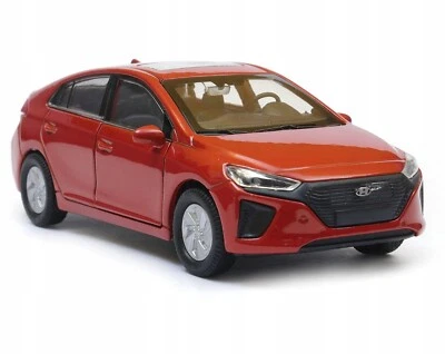 WELLY DieCast 1:34 HYUNDAI IONIQ ORANGE New Model Car Metal in Box Scale 1/34-39 - Image 1 of 4