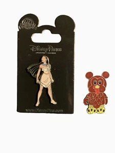 Neu 2012 Disney Pocahontas Pin nie getragen mit einer Mickey Eule Pin - Bild 1 von 3