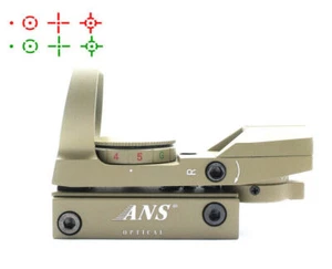 Tactical Holographic Reflex Sight Red - Green 4 Reticles with Rail Mount - Picture 1 of 4
