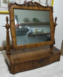 Specchiera Portagioie Antica Fine anni 800 inizio 900, leggere bene annuncio - Foto 1 di 11