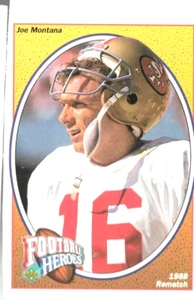 1991 Upper Deck Joe Montana Box Bottom Football Heroes 1988 revancha - Imagen 1 de 8