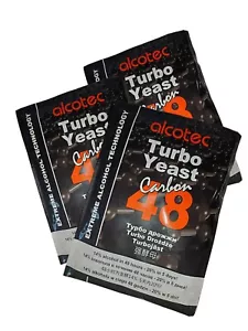X3 Alcotec 48 Home Brew Carbon Turbo Cheapest Price & Spirit Yeast 175g - Picture 1 of 3
