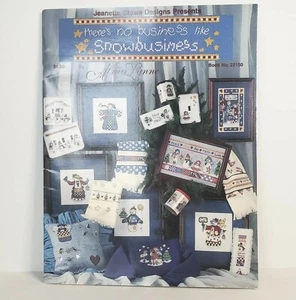 Alma Lynne There's No Business Like Snow-Business Cross Stitch Pattern Chart - Picture 1 of 5