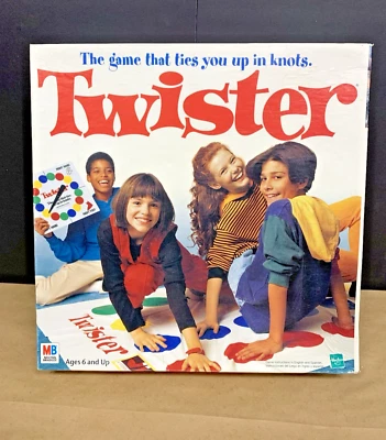 Twister - Vintage 1998 Milton Bradley  Hasbro Game - 2 GAMES FOR THE PRICE OF 1 - Image 1 of 4