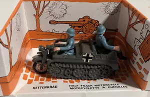 1974 Britains Ltd Kettenkrad No 9780 1:32nd Scale Half Track Motorcycle - Picture 1 of 11