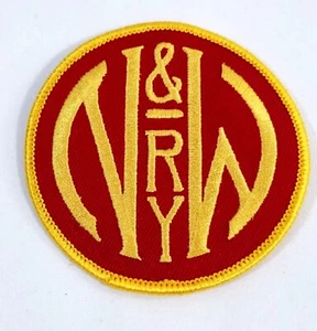 Norfolk and Western Railroad Company Patch Railway Red Yellow - Picture 1 of 3