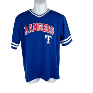 Texas Rangers Shirt Youth XXL Blue MLB Adolis Garcia #53 Short Sleeve V-Neck - Picture 1 of 12