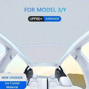 For Model 3/Y Upgrading Car Sunroof Sunshade - Heat & UV - Picture 1 of 20