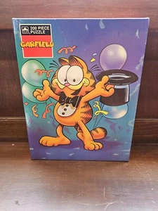 Brand New Sealed 1978 Garfield Jigsaw Puzzle Over 200 Pieces! Retro Awesome! - Picture 1 of 2