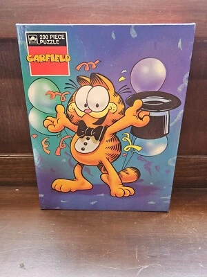 Brand New Sealed 1978 Garfield Jigsaw Puzzle Over 200 Pieces!  Retro Awesome! - Image 1 of 2