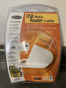 Belkin F5U140t USB Media Reader & Writer for CompactFlash I & II - Picture 1 of 11