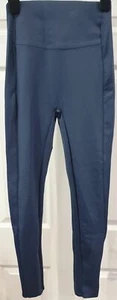 SILOU Denim Blu GISELLE Bordo Laterale Activewear Leggings Pantaloni Pantaloni S Nuovo con etichette - Foto 1 di 6