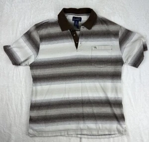 Arnold Palmer Polo Shirt Men’s Size Large Brown T Shirt Button Casual Golf - Picture 1 of 6