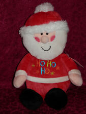 HOLIDAY TIME SANTA * RED/WHITE SUIT * HO HO HO * 14 INCH * NEW * CUTE