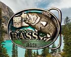 B.A.S.S 1986 Member Brass Belt Buckle  Ltd. Ed. Great American Buckle Co. Usa