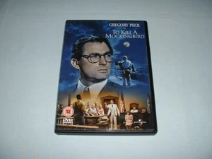 TO KILL A MOCKINGBIRD UK DVD (1962 CLASSIC MOVIE/FILM/GREGORY PECK/HARPER LEE) - Picture 1 of 2