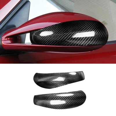 Декоративный чехол для наружного зеркала заднего хода из сухого углеродного волокна для Porsche 911 2005-2008 годов выпуска - Изображение 1 из 4