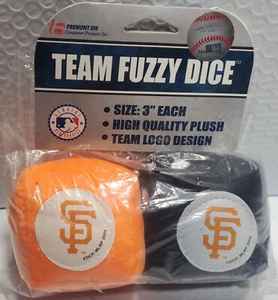 San Francisco Giants 3" Fuzzy Dice - MLB - Picture 1 of 1