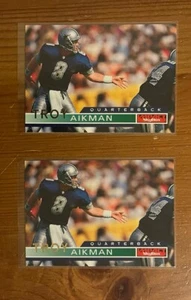 1995 SkyBox Impact #34 Troy Aikman Dallas Cowboys Football - Picture 1 of 2