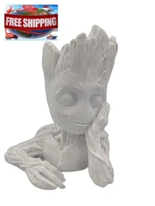 Versatile Groot Baby Pen Pencil Holder Sculpture, Toy, Succulent Planter for Flo - Picture 1 of 23