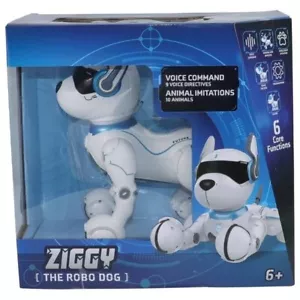 Ziggy The Robo Dog Kids Interactive Toy Voice Command Electronic Animal Pet - Picture 1 of 9