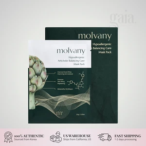 Molvany Hypoallergenic Artichoke Balancing Care Mask Pack 4 sheets - Picture 1 of 1