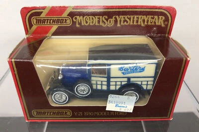 1984 Matchbox Models Of Yesteryear 1930 Model A Ford Delivery Barters Y-21 40:1 - Image 1 of 4