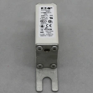 1PC New Eaton Bussmann 170M1411 Series High Speed Square Body Fuse 25A 690V #YP1 - Picture 1 of 4